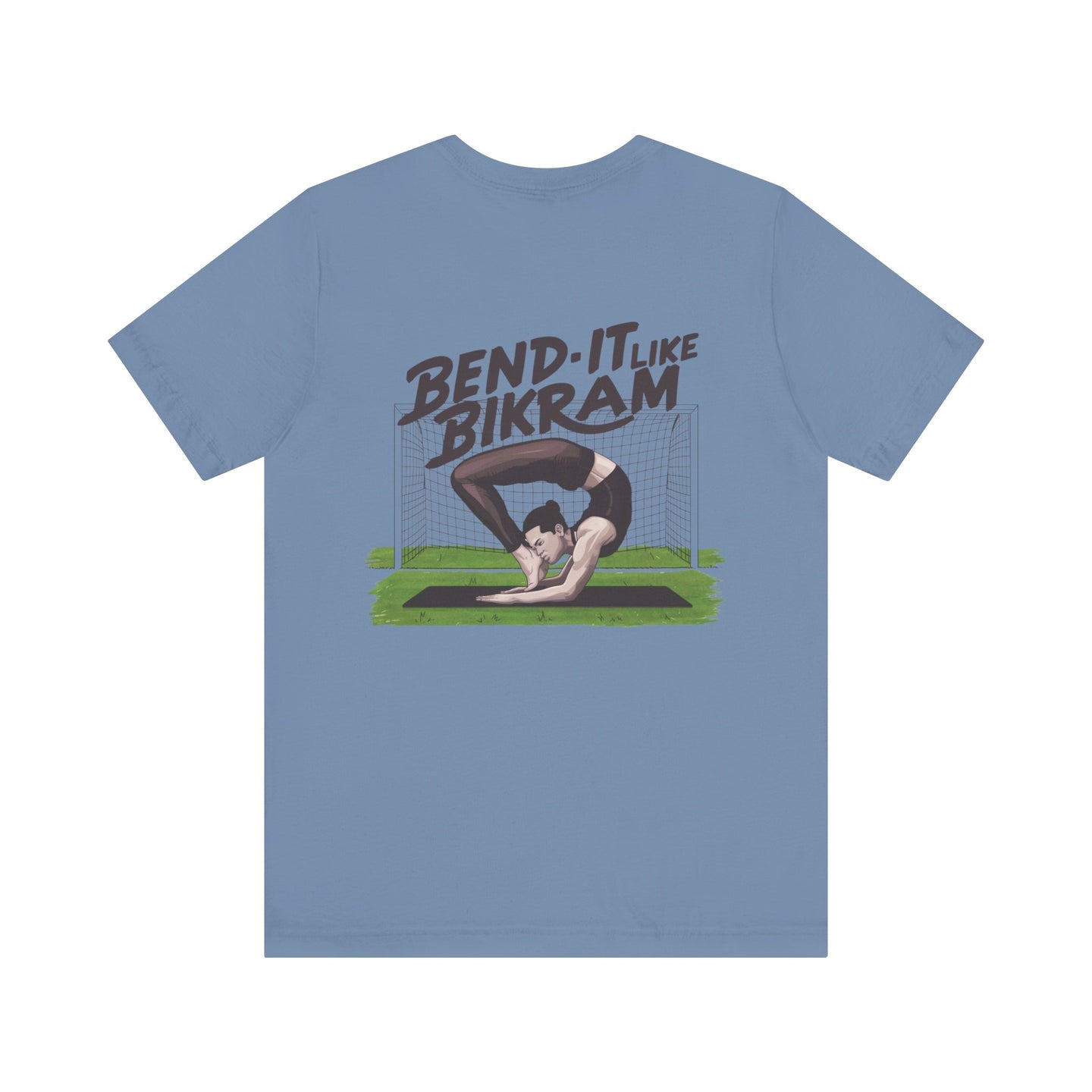 Yoga Tee "Bend It Like Bikram"